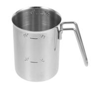 Tasse à Mesurer le Riz en Acier Inoxydable 500ml 200g | Poignée en Fil, Graduations Intégrées, Usage la Cuisine, pour Cuiseur à Riz et Portions Régulières