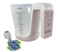 Tasse À Mesurer Numérique - Panneau PC ABS 8,27 X 5,51 X 5,75 Pouces, Tasse De Balance De Cuisine 2 En 1, Écran LCD De Haute Précision, Mesure De Liquide Solide, Avertissement De Surpoids | Cuisine Ma