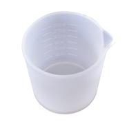 Tasse à mesurer réutilisable en silicone avec échelle précise en résine époxy et cristal - Accessoires de mesure mixtes - Gadgets faits à la main - Outils de fabrication de bijoux
