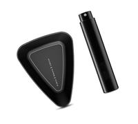 Tasse à mesurer triangulaire avec conception de versement lisse, plateau doseur de grains de café en alliage d ' aluminium, bol avec bouteille de pulvérisation, tasse à mesurer de forme triangulaire