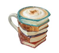 Tasse à motif de livre, pour les amateurs de livres, pour lecteurs, femmes, hommes, écrivains, bibliothécaires, vin, jus, lait, de bibliothèque