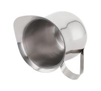 Tasse à mousser le lait en acier inoxydable pour bars expresso et cuisines, hygiénique, non poreuse, conserve la température pendant le processus de moussage (240 ml)