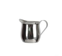 Tasse à mousser le lait en acier inoxydable pour bars expresso et cuisines, hygiénique non poreux, conserve la température pendant le processus de moussage (60 ml)