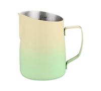 Tasse à mousser le lait en métal moderne avec ouverture inclinée, tasse à mousse de lait simple, idéale pour préparer des boissons de restaurant, café, pichet artistique