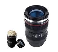 Tasse À Objectif De Machine 1 Pièce, Tasse À Eau Créative En Acier Inoxydable, Tasse À Café Pour Hommes, Tasse À Thé Personnalisée Et Pratique, Cadeau Pour Les Amateurs De Photographie