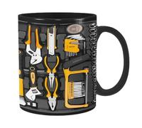 Tasse À Outils Pour Mécanicien - Tasse À Outils En Céramique De 400 Ml, Verres De Style Atelier | Cadeau De Fête Des Pères, Tassee Àe Café Pour Papa, Garage, Bureau, Nouveauté, Porte-boisson Sur Le Th