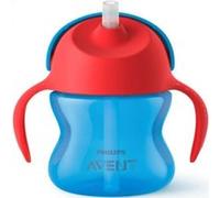 Tasse à paille bleu 200 ml - philips avent Bleu G