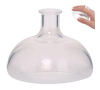 Tasse à percussion thoracique, dispositif d'élimination du mucus à valve flottante, aide physique, bouchon de hoquet en caoutchouc blanc de 2, 4x1, 8 pouces, dispositif ventouses facile utiliser p