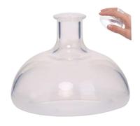 Tasse à percussion thoracique, dispositif d'élimination du mucus à valve flottante d'aide physique, bouchon de hoquet en caoutchouc blanc de 2, 4x1, 8 pouces, dispositif ventouses facile utilise