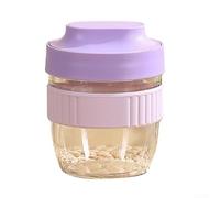 Tasse à salade réutilisable qui passe au lave-vaisselle et au micro-ondes avec couvercle et cuillère, récipient en plastique conçu pour les repas de fruits et pour la préparation du petit-déjeuner