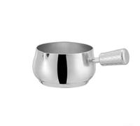 Tasse à sauce élégante avec poignée en acier inoxydable conçue pour un usage commercial et personnel, parfaite pour améliorer les présentations de repas à n'importe quelle réunion (grande taille