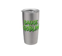 Tasse à sauce Gobelin Costume BBQ Chef Cuisine Sriracha Hot Sauce Tasse Gobelet isotherme en acier inoxydable double paroi
