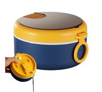 Tasse à soupe instantanée - Récipient à nouilles de 850,5 g avec joint sécurisé, bol alimentaire pour réchauffer, plat portable avec fonction de transport facile, parfait pour le travail, l'école et l