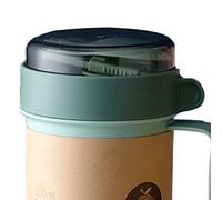 Tasse à Soupe Portable 500ML Isolée avec Cuillère, Poignée Confortable, Idéale pour le Travail, L'école, les Récipients de Nourriture Chaude (301-500ML GREEN)