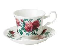Tasse à thé 23 cl et sa sous-tasse Roses Versailles Roy Kirkham