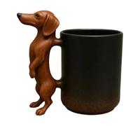 Tasse à thé 3D en forme de chien | Tasse résistante à la chaleur pour café, thé, lait, expresso, bureau, salon, chambre à coucher, salle à manger, café