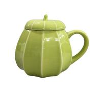 Tasse à thé à la en céramique - Couvercle à anse pour tasses à café d'automne 240 ml, tasse à thème d'action de grâces d'Halloween | Lait de chaud décoratif, boissons C