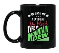 Tasse À Thé Accident Mon Groupe Sanguin Est Rosée Des Montagnes Moderne Mug À Café En Céramique Décoratifs Mugs Café Pour Ami Fête Homme