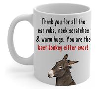 Tasse À Thé Âne Brun Moderne Mug Thé Minimaliste Tasses À Café Pour Bureau Latte Homme