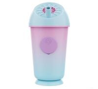 Tasse à thé au lait innovante avec fonction brise intégrée, parfaite pour profiter du temps chaud (bleu rose)