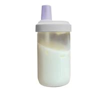 Tasse à thé au lait transparente - 7,5 x 7,5 x 20 cm - Bocal à boisson léger, tasse portable | récipient à boire réutilisable anti-déversement pour café glacé à bulles, hydratation quotidienne