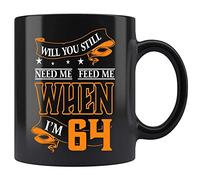 Tasse À Thé Aurorario, Auras-Tu Encore Besoin De Moi Quand J'Aurai 64 Ans ? Avec Poignée Mug Décoratifs Tasses De Café Pour Lait Eau Ami