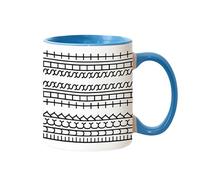 Tasse à thé avec message caché et message caché, tasse à café, nouveauté, créativité, drôle, céramique, amateurs de café, humour unique, gobelet pour (bleu ciel, 9,5 x 8,2 cm)