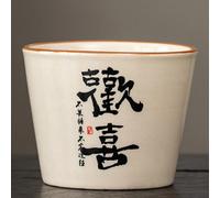 Tasse à thé beige Ru Kiln - Plante traditionnelle chinoise - Tasse à café en céramique peinte à la main - Bol à thé domestique - Tasse à thé - Tasse de méditation