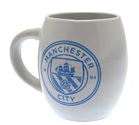 Tasse à thé blanc Manchester City FC EPL Premier League Football Blason
