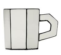 Tasse à thé blanche/noire Carte Blanche Serax - SERAX B0125004 008