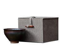 Tasse à thé bol à thé japonais 127,6 g large ouverture, bol à thé en céramique Kung Fu, tasse à thé colorée Jianzhan avec coffret cadeau (couleur : multicolore, taille : 127,6 g)
