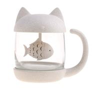 Tasse à thé chat infuseur à th
