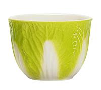 Tasse à thé chinoise en céramique faite à la main - Design vert luxuriant - Tasse à chou pour les amateurs de thé - Tasse à thé artistique en céramique respectueuse de l'environnement