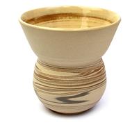 Tasse à thé Cuia Blanca ~ 300 ml | Tasse à thé Keamik | Fabriqué à la main en céramique