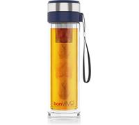 Tasse À Thé De Voyage Isotherme En Verre Vitalitea Avec Infuseur En Inox 450 Ml