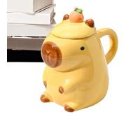 Tasse à thé drôle de tasse à thé New Capybara, tasse d'animal antidérapante | Conception de poignée arrondie, tasses à thé créatives, tasses à café pour la famille, les amis, les , le café,