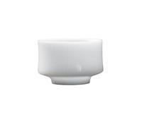 Tasse à thé du propriétaire en porcelaine de jade glacé dégustation fabriquée la main Service personnel simple générale blanche Récipient trempage