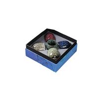 Tasse à thé en céramique à cinq éléments à changement de four Jianzhan Tianmu glacé Kung Fu - cinq boîtes