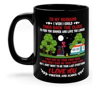 Tasse À Thé En Céramique À Mon Mari, J'Aimerais Pouvoir Remonter Le Temps Moderne Mug En Céramique Porcelaine Mugs À Café Pour Homme Partenaire Femme