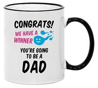 Tasse À Thé En Céramique Annonce De Grossesse : Le Futur Papa Sera Présent ! Idée Pour Un Nouveau Papa Avec Poignée Mug À Café En Céramique Rétro Tasses De Café Pour Lait Eau Maison