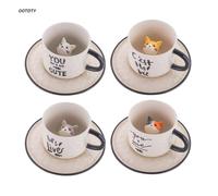 Tasse À Thé En Céramique, Figurine De Dessin Animé Pour Garçons Et Filles, Cadeau Surprise Pour Enfants, Cadeau D'anniversaire