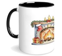 Tasse À Thé En Céramique Gemütlicher Winter Am Kamin Rétro Mug Idée Mugs Café Pour Homme Latte Femme