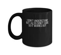 Tasse À Thé En Céramique Je Ne Comprends Pas, Mais Je M'En Fiche, Alors Ça Me Va. (Sarcasme) Moderne Mug Thé Décoratifs Mugs À Café Pour Frère Maison Fête