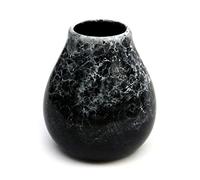 Tasse à thé en céramique Marmol Dark 350 ml ● Tasse kalebasse Kermika ● Tasse à thé mate en céramique ● La couleur du marbre classique ● Réutilisable ● Passe au lave-vaisselle