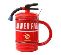 Tasse à thé en céramique pour extinction d'incendie créative, cuillère et couvercle amusant, larges glissements en céramique, vous pouvez utiliser le formulaire de spectre d'extinction de feu, cadeaux