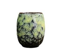 Tasse à thé en céramique pour la construction d'une maison dans la transformation du four, tasse de dégustation de thé Kung Fu - Jaune automne