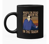 Tasse À Thé En Céramique Quand Je Serai Mort, Jetez-Moi À La Poubelle. Avec Poignée Mug En Céramique Porcelaine Tasses À Café Pour Homme Maison Eau