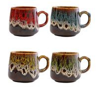 Tasse à thé en céramique - Tasse à café en céramique de designer, tasse à thé au lait imprimé avec, tasses de cuisine modernes pour boissons chaudes, café de bureau à domicile | Tasse pour un