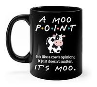 Tasse À Thé En Céramique Un Point De Vue Absurde. C'Est Comme L'Opinion D'Une Vache : Ça N'A Aucune Importance. Avec Poignée Mug Minimaliste Mugs Café Pour Homme Bureau Boissons