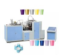 Tasse à thé en papier fiable faisant la machine à grande vitesse de fabrication de tasses de papier avec la structure de transmission avancée